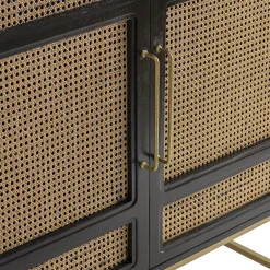 Crestview Collection Port Royal Mixed Media Storage Cabinet -The Novogratz Shop 5582402 ALT5