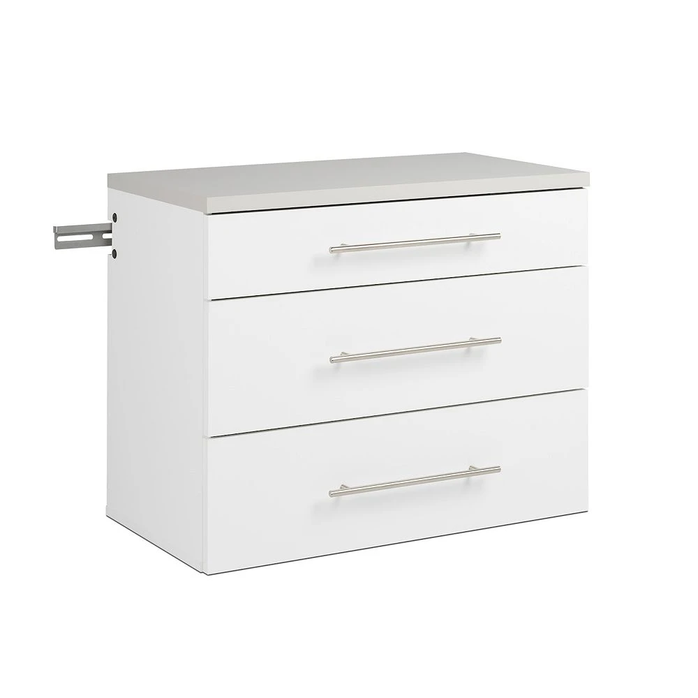 Prepac HangUps 3-Drawer Base Storage Cabinet 3 Prepac HangUps 3-Drawer Base Storage Cabinet
