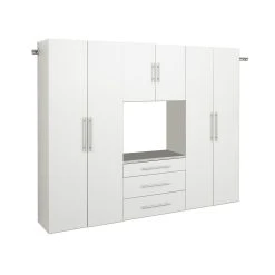 Prepac HangUps G 90-in. Storage Cabinet 4-piece Set