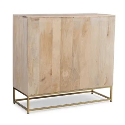 Linon Janie Rattan Sliding 2-Door Console -The Novogratz Shop 5649433 ALT4