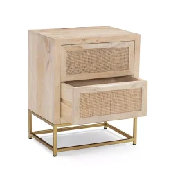 Linon Janie Rattan 2-Drawer Cabinet -The Novogratz Shop 5649435 ALT6