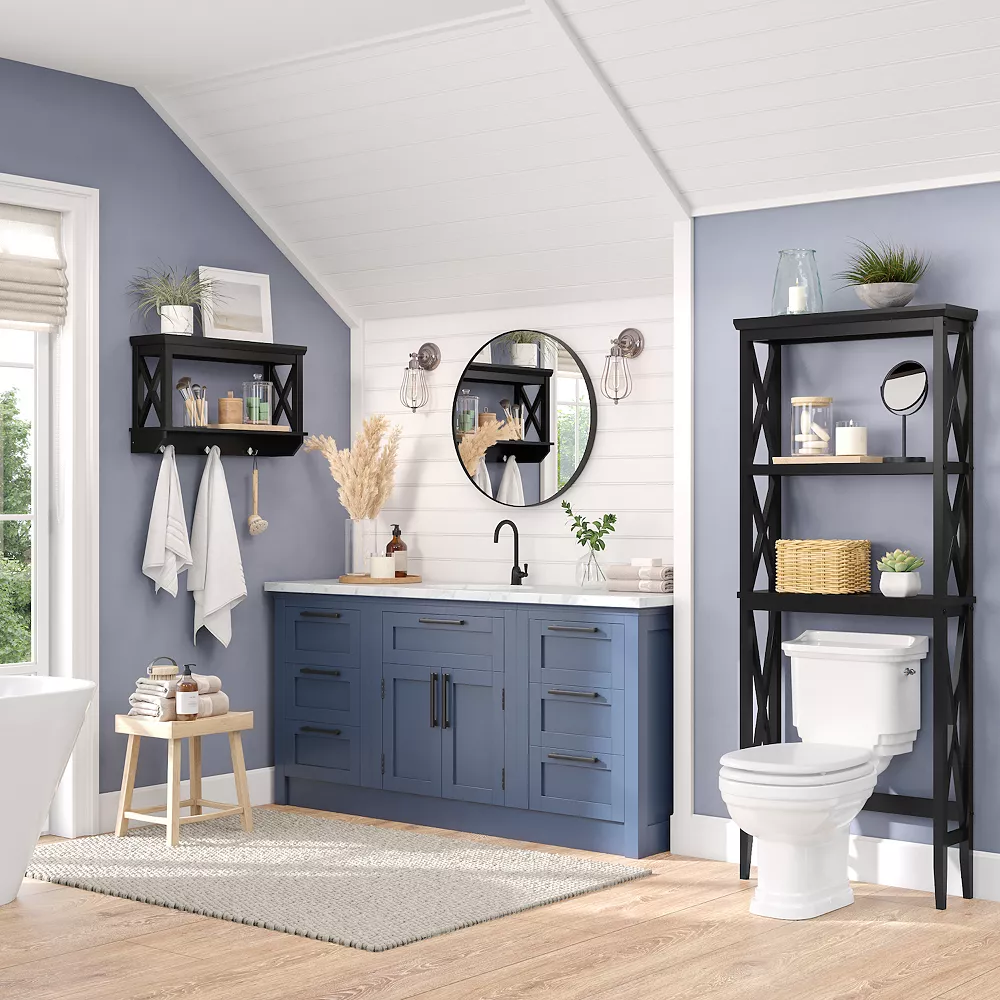 RiverRidge Home La Crosse Bathroom Spacesaver Over The Toilet Storage Cabinet 5 RiverRidge Home La Crosse Bathroom Spacesaver Over The Toilet Storage Cabinet - Image 3