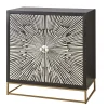 Steve Silver Co. Amika Two-Door Sunburst Accent Cabinet -The Novogratz Shop 5662427
