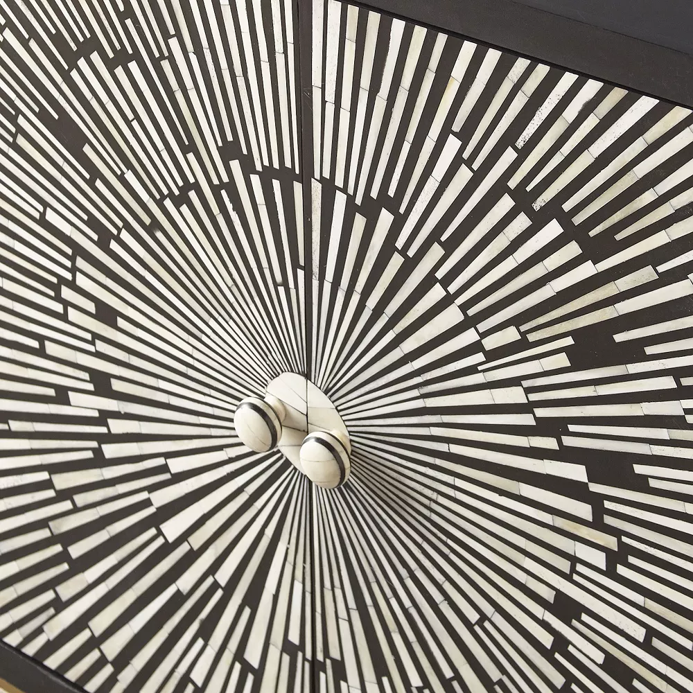 Steve Silver Co. Amika Two-Door Sunburst Accent Cabinet 5 Steve Silver Co. Amika Two-Door Sunburst Accent Cabinet - Image 3