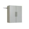 Prepac HangUps 24-in. Upper Storage Wall Cabinet 1 Prepac HangUps 24-in. Upper Storage Wall Cabinet -The Novogratz Shop 5690806 Gray