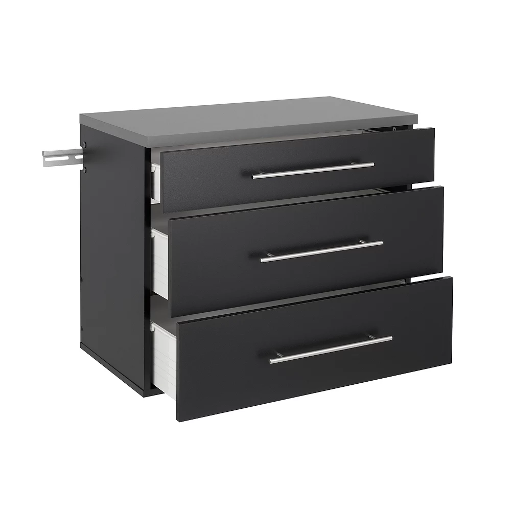 Prepac HangUps 3-Drawer Base Storage Wall Cabinet 5 Prepac HangUps 3-Drawer Base Storage Wall Cabinet - Image 3