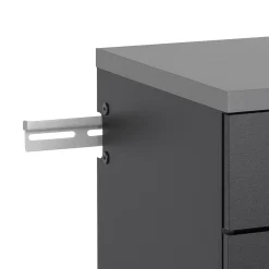 Prepac HangUps 3-Drawer Base Storage Wall Cabinet 12 Prepac HangUps 3-Drawer Base Storage Wall Cabinet -The Novogratz Shop 5690828 ALT4