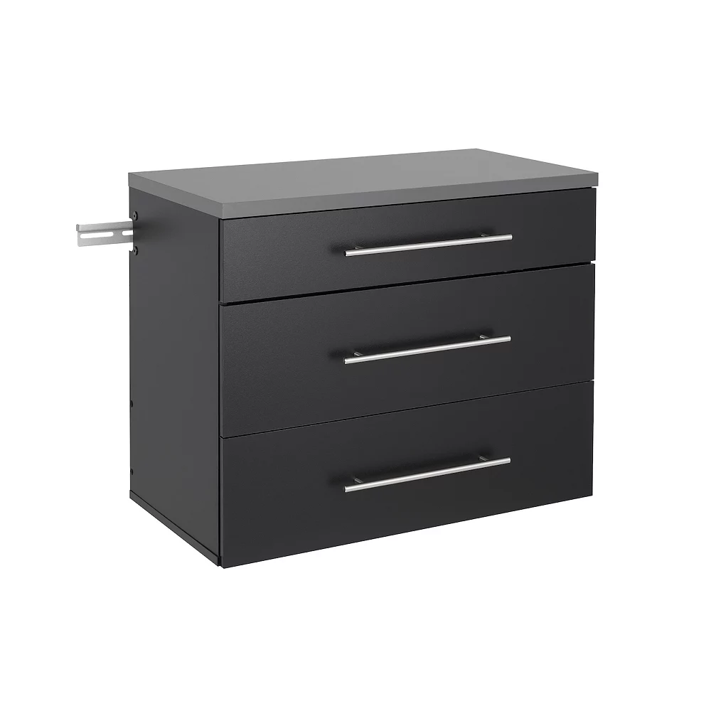Prepac HangUps 3-Drawer Base Storage Wall Cabinet 3 Prepac HangUps 3-Drawer Base Storage Wall Cabinet