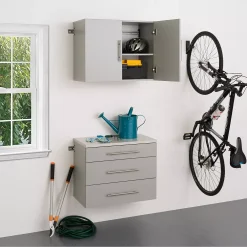 Prepac HangUps 30-in. A Storage Wall Cabinet 2-piece Set -The Novogratz Shop 5690836 ALT2