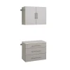 Prepac HangUps 30-in. A Storage Wall Cabinet 2-piece Set -The Novogratz Shop 5690836 Gray