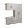 Prepac HangUps 60-in. B Storage Wall Cabinet 3-piece Set -The Novogratz Shop 5690837 Gray