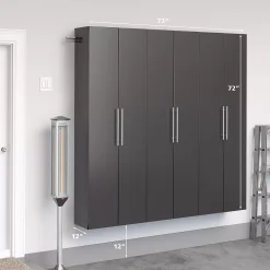 Prepac HangUps 72-in. C Storage Wall Cabinet 3-piece Set -The Novogratz Shop 5690875 ALT99