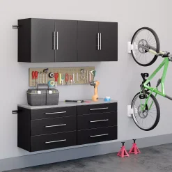 Prepac HangUps 60-in. F Storage Wall Cabinet 4-piece Set -The Novogratz Shop 5690898 ALT