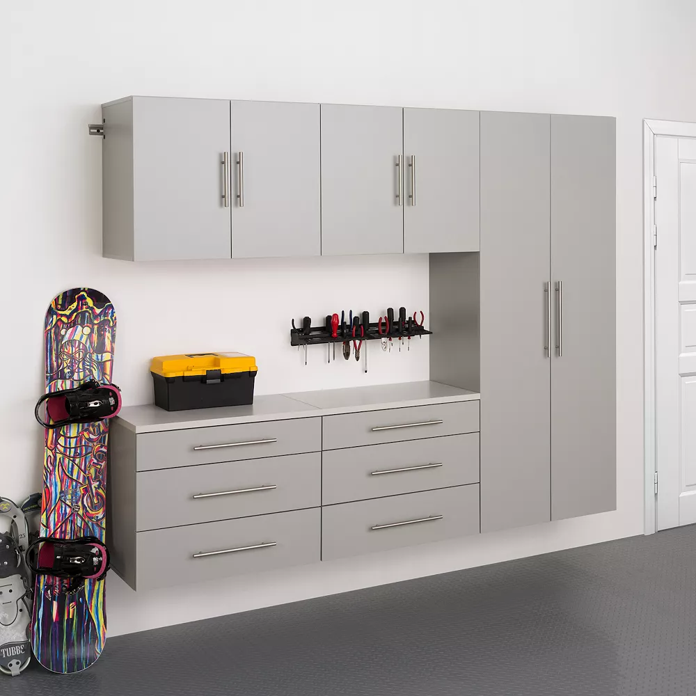 Prepac HangUps 90-in. H Storage Wall Cabinet 5-piece Set 4 Prepac HangUps 90-in. H Storage Wall Cabinet 5-piece Set - Image 2