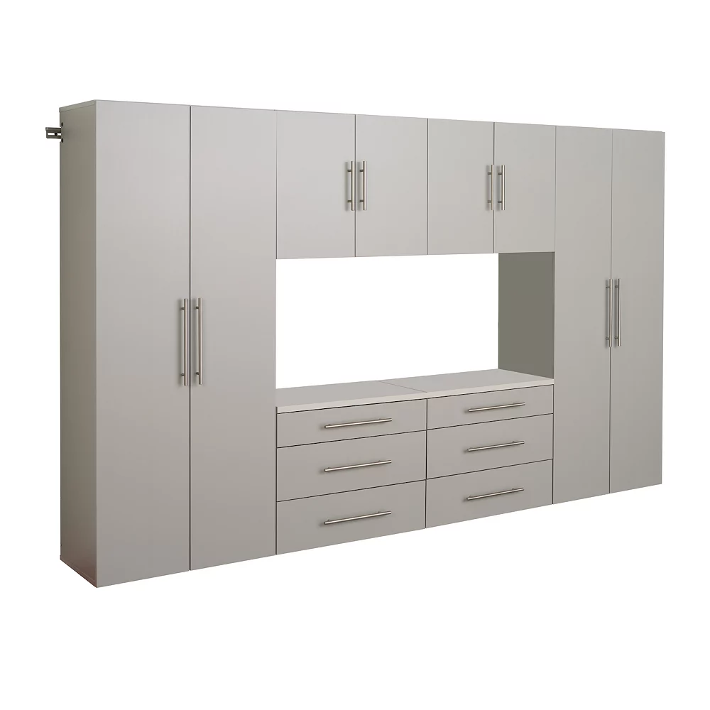 Prepac HangUps 120-in. I Storage Wall Cabinet 6-piece Set 3 Prepac HangUps 120-in. I Storage Wall Cabinet 6-piece Set