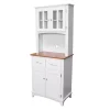 Home Source Microwave Stand Storage Cabinet 1 Home Source Microwave Stand Storage Cabinet -The Novogratz Shop 5696839 White Cherry