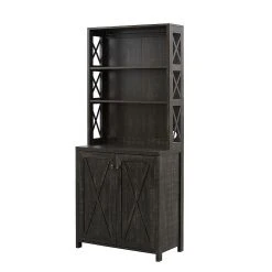 Home Source X-Frame Bar Storage Cabinet -The Novogratz Shop 5696852 ALT5
