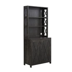 Home Source X-Frame Bar Storage Cabinet