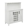 Home Source Farmhouse Microwave Stand Storage Cabinet 1 Home Source Farmhouse Microwave Stand Storage Cabinet -The Novogratz Shop 5696856 White