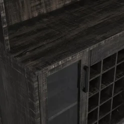 Home Source Modern Microwave Stand Storage Cabinet -The Novogratz Shop 5696857 ALT6