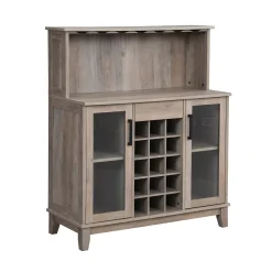 Home Source Modern Microwave Stand Storage Cabinet
