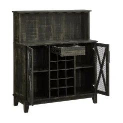 Home Source Jill Zarin Bar Coffee Station Storage Cabinet 10 Home Source Jill Zarin Bar Coffee Station Storage Cabinet -The Novogratz Shop 5696892 ALT3