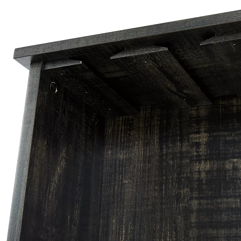 Home Source Jill Zarin Bar Coffee Station Storage Cabinet 7 Home Source Jill Zarin Bar Coffee Station Storage Cabinet - Image 5