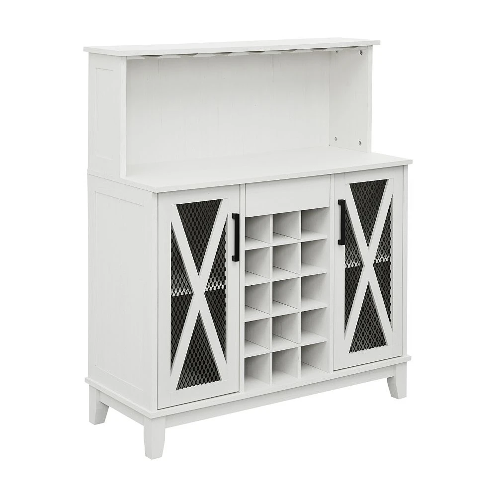 Home Source Jill Zarin Bar Coffee Station Storage Cabinet 3 Home Source Jill Zarin Bar Coffee Station Storage Cabinet