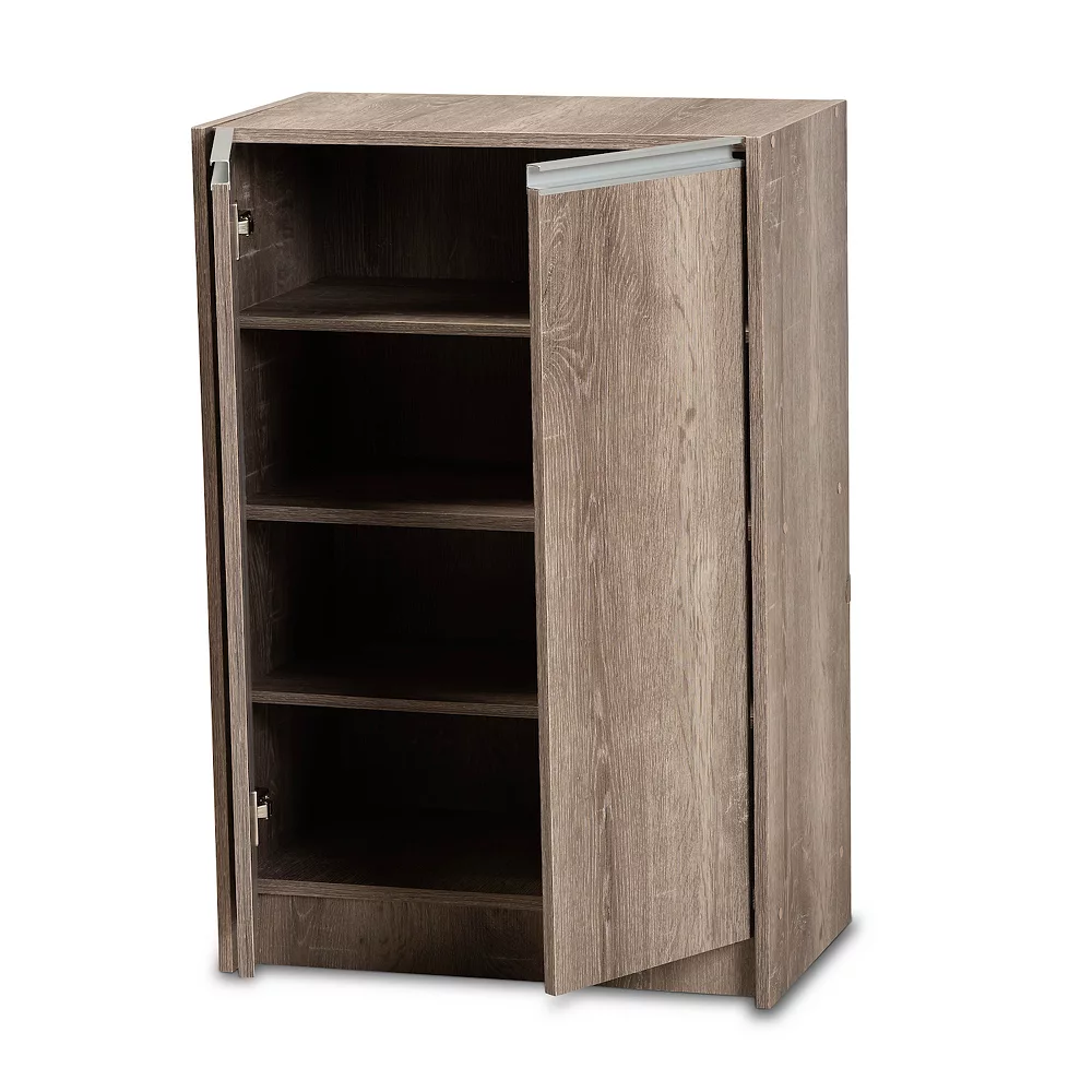 Baxton Studio Langston Shoe Floor Cabinet 5 Baxton Studio Langston Shoe Floor Cabinet - Image 3