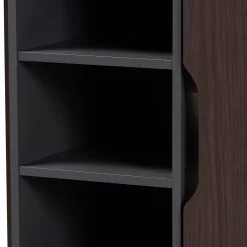 Baxton Studio Idina 1-Door Shoe Cabinet -The Novogratz Shop 5734425 ALT4