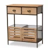 Baxton Studio Abram Kitchen Storage Cabinet -The Novogratz Shop 5734427