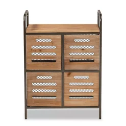 Baxton Studio Aila Kitchen Storage Cabinet 10 Baxton Studio Aila Kitchen Storage Cabinet -The Novogratz Shop 5734428 ALT2