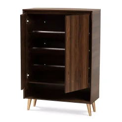 Baxton Studio Landen Shoe Cabinet -The Novogratz Shop 5734429 ALT