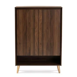 Baxton Studio Landen Shoe Cabinet -The Novogratz Shop 5734429 ALT2