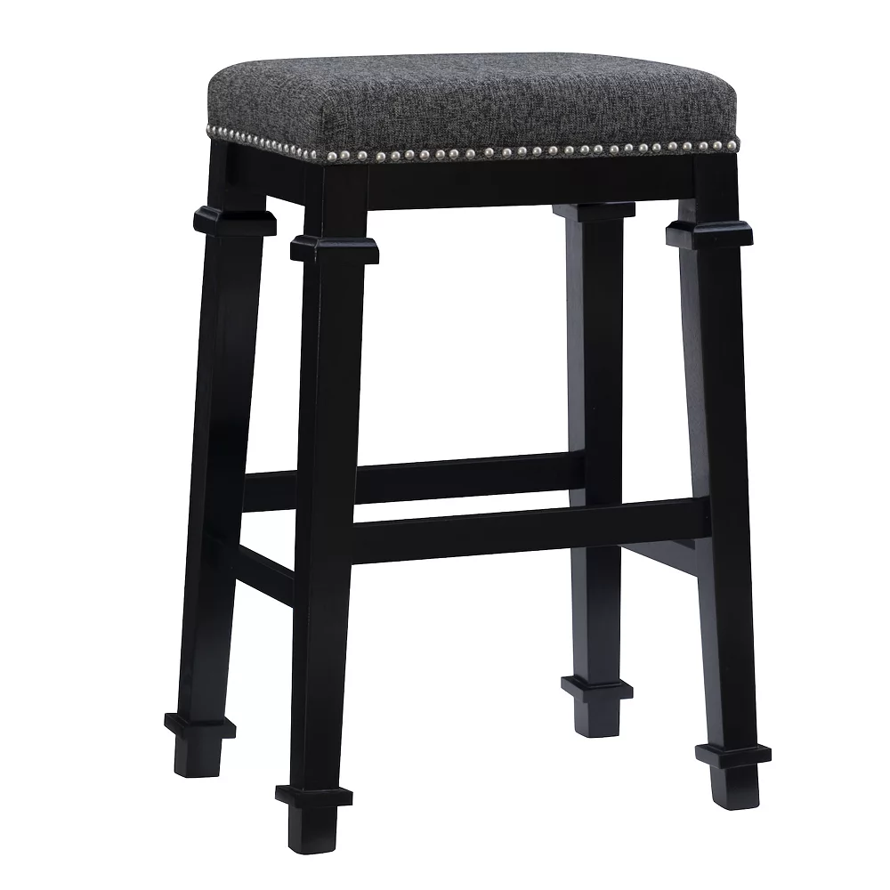 Linon Kennedy Backless Bar Stool 3 Linon Kennedy Backless Bar Stool