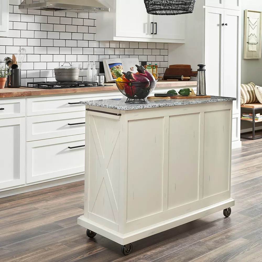 Homestyles Seaside Lodge Kitchen Cart 4 Homestyles Seaside Lodge Kitchen Cart - Image 2