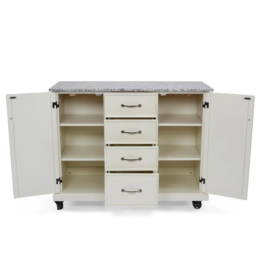 Homestyles Seaside Lodge Kitchen Cart 7 Homestyles Seaside Lodge Kitchen Cart - Image 5