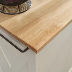 Homestyles Seaside Lodge 4-Drawer Kitchen Cart 12 Homestyles Seaside Lodge 4-Drawer Kitchen Cart -The Novogratz Shop 5780207 ALT4