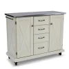 Homestyles Seaside Lodge Stainless Steel Top Kitchen Island / Cart