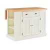 Homestyles Nantucket Kitchen Island -The Novogratz Shop 5780277 Off White