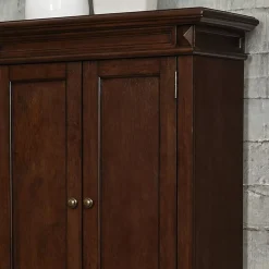 Homestyles Traditional Kitchen Pantry Floor Cabinet -The Novogratz Shop 5790780 ALT2