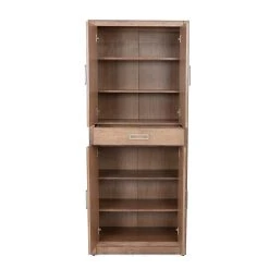 Homestyles Big Sur Four-Door & One-Drawer Pantry 9 Homestyles Big Sur Four-Door & One-Drawer Pantry -The Novogratz Shop 5790784 ALT3