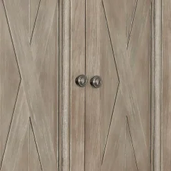 Homestyles Mountain Lodge Four-Door Pantry 9 Homestyles Mountain Lodge Four-Door Pantry -The Novogratz Shop 5790785 ALT2