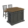 Homestyles Americana Kitchen Island & Stool Set -The Novogratz Shop 5790795