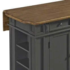 Homestyles Americana Stationary Kitchen Island -The Novogratz Shop 5790796 ALT5