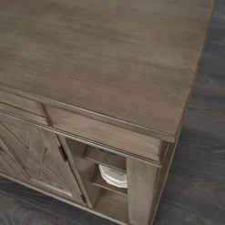 Homestyles Mountain Lodge Wood-Top Kitchen Island -The Novogratz Shop 5790800 ALT3