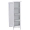 American Furniture Classics One Door Storage Kitchen Home Pantry Cabinet, White -The Novogratz Shop 5792713