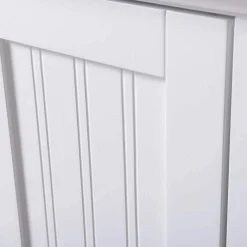 American Furniture Classics One Door Storage Kitchen Home Pantry Cabinet, White -The Novogratz Shop 5792713 ALT2