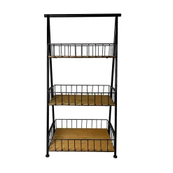 Sonoma Goods For Life® 3-Tier Wood & Metal Basket Shelf 9 Sonoma Goods For Life® 3-Tier Wood & Metal Basket Shelf -The Novogratz Shop 5806678 ALT3
