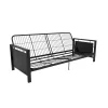 Atwater Living Huey Industrial Metal Arm Futon -The Novogratz Shop 5810111